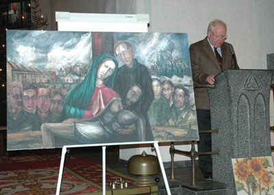 Oberbürgermeister Ernst Küchler eröffnet den Holocaust-Gedenktag 2009 in Leverkusen