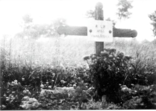 1ère sépulture de Franz Stock au cimetière de Thiais