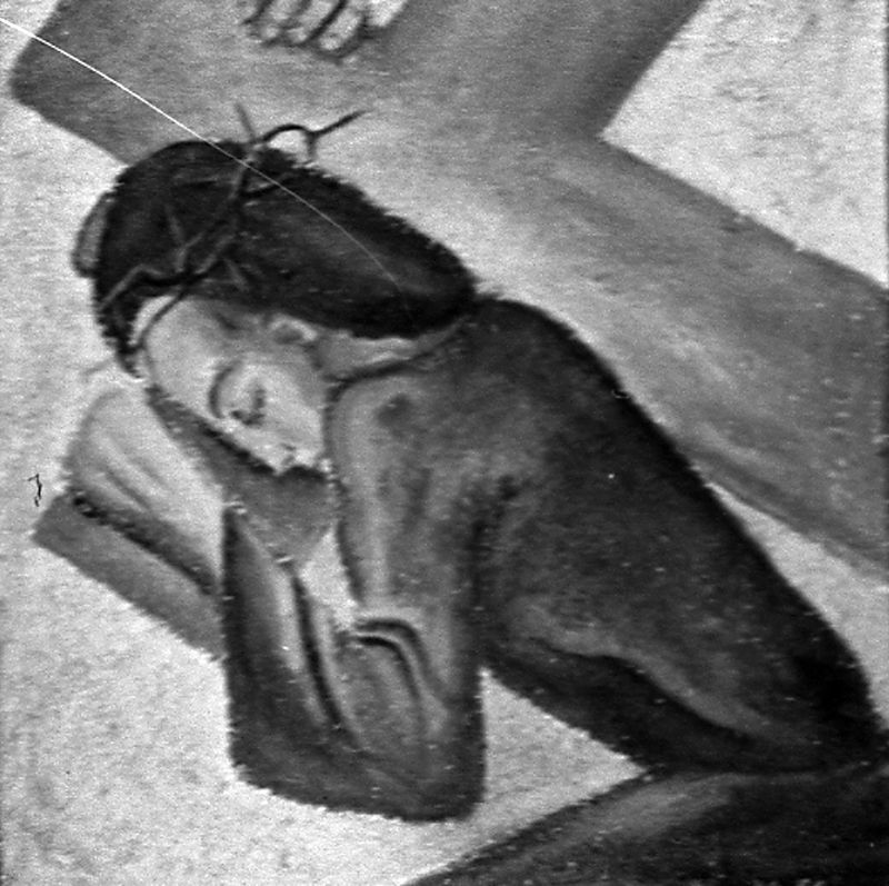 3. Station: Jesus fällt zum ersten Mal unter dem Kreuz