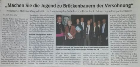 Westfalenpost Arnsberg, 22.09.2014