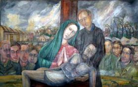 Maľba od F. Stocka z roku 1946